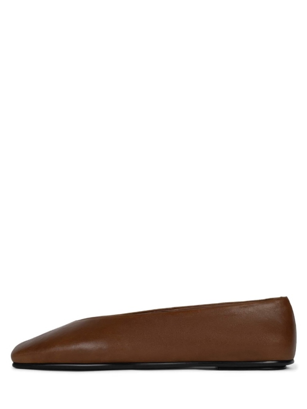 Jeffrey Campbell Fathom Flats - Cognac/Brown Leather New In Box Size 8.5 - Picture 3 of 3